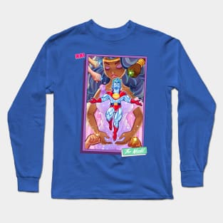 Saturday Morning Tarot XXI The World Long Sleeve T-Shirt